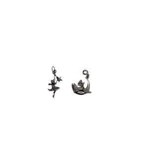 Lot of 2 Fairy Charms Pendant Bracelet Jewelry Fashion Accessories